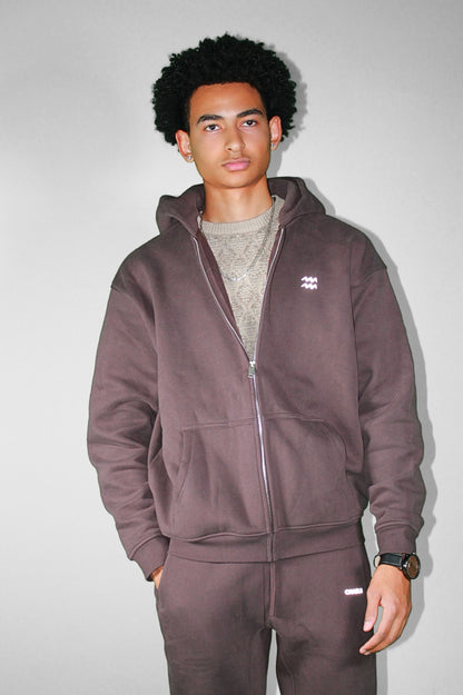 LUXE COZY Fleece Zip Hoodie & Jogger Set | Unisex